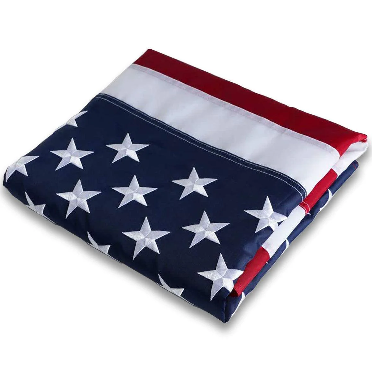 Polyester American Flag (4x6 foot) Embroidered Stars & Sewn Stripes - Image 8