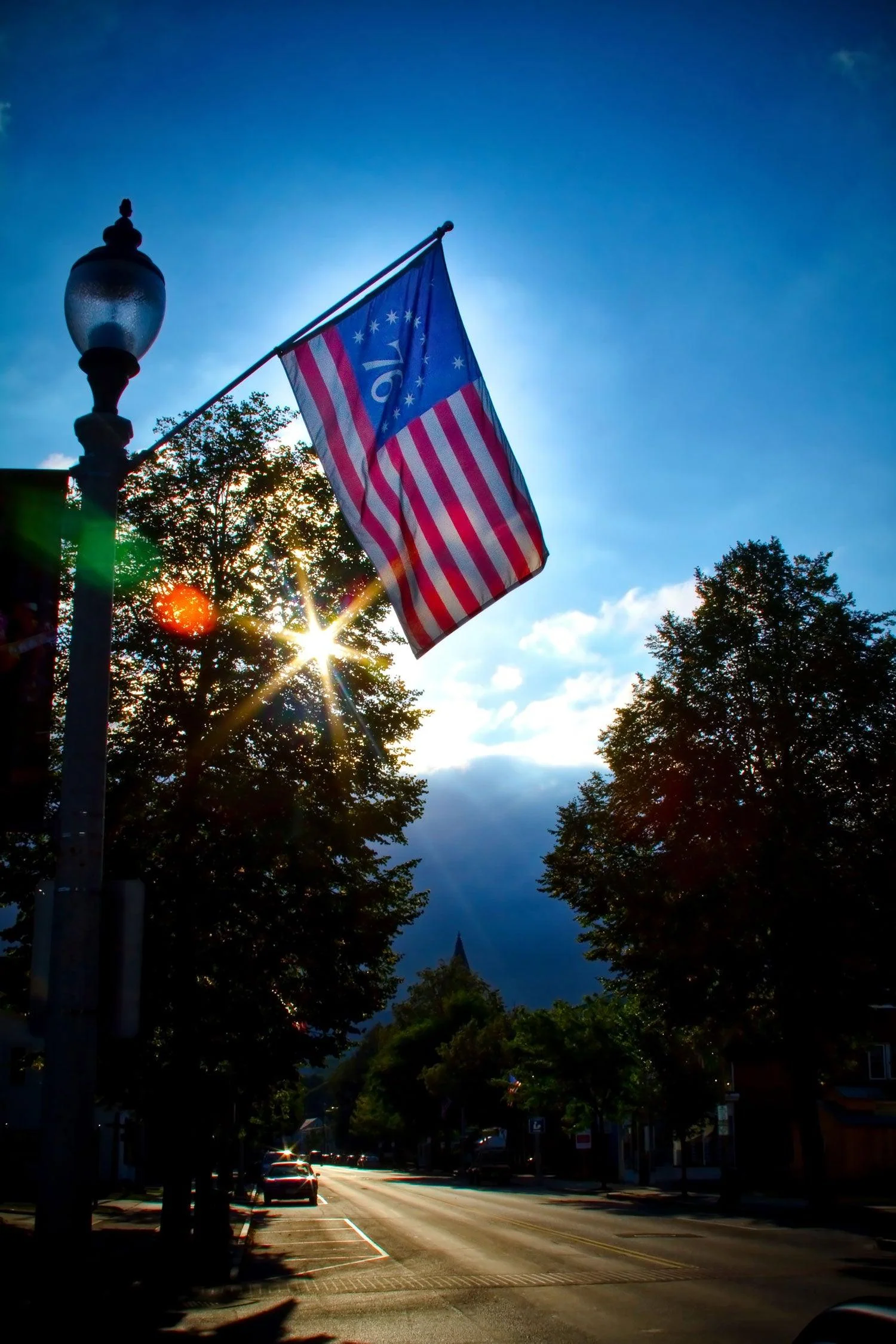 Bennington Flag — The 76 Flag | Embroidered Stars & Sewn Stripes | Made in USA - Image 3