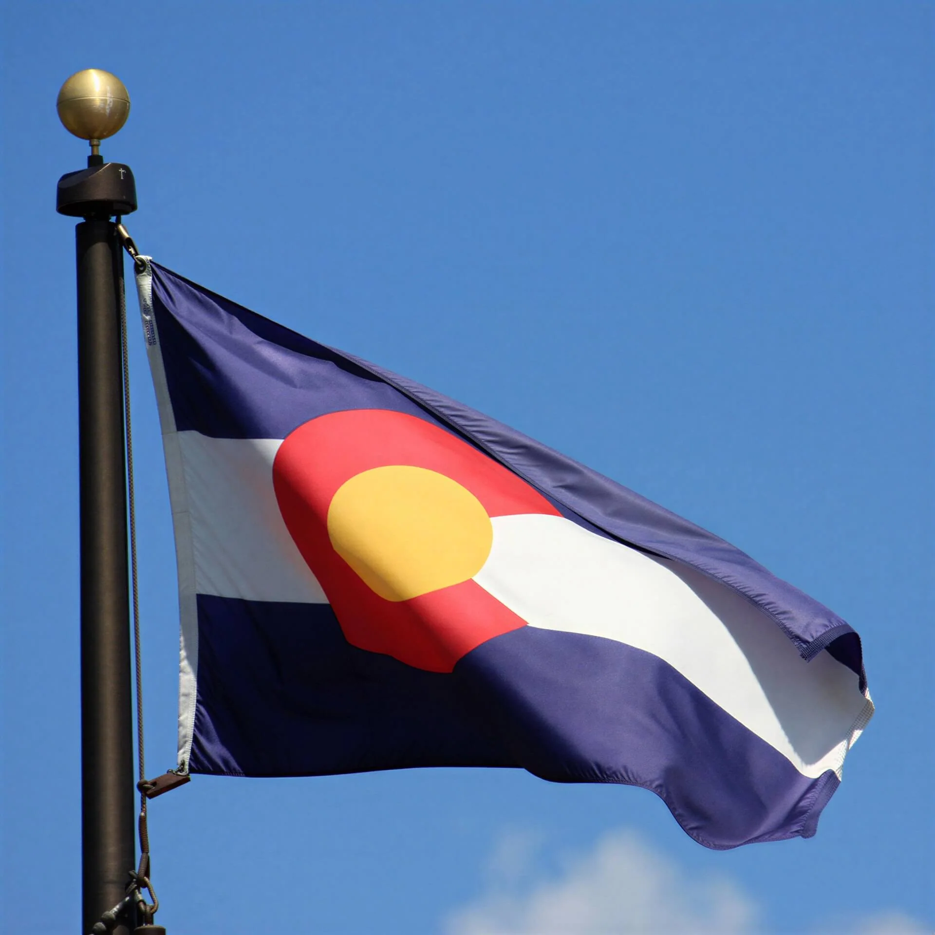 Colorado State Flag Made in USA – Heavy Duty Nylon - Image 3