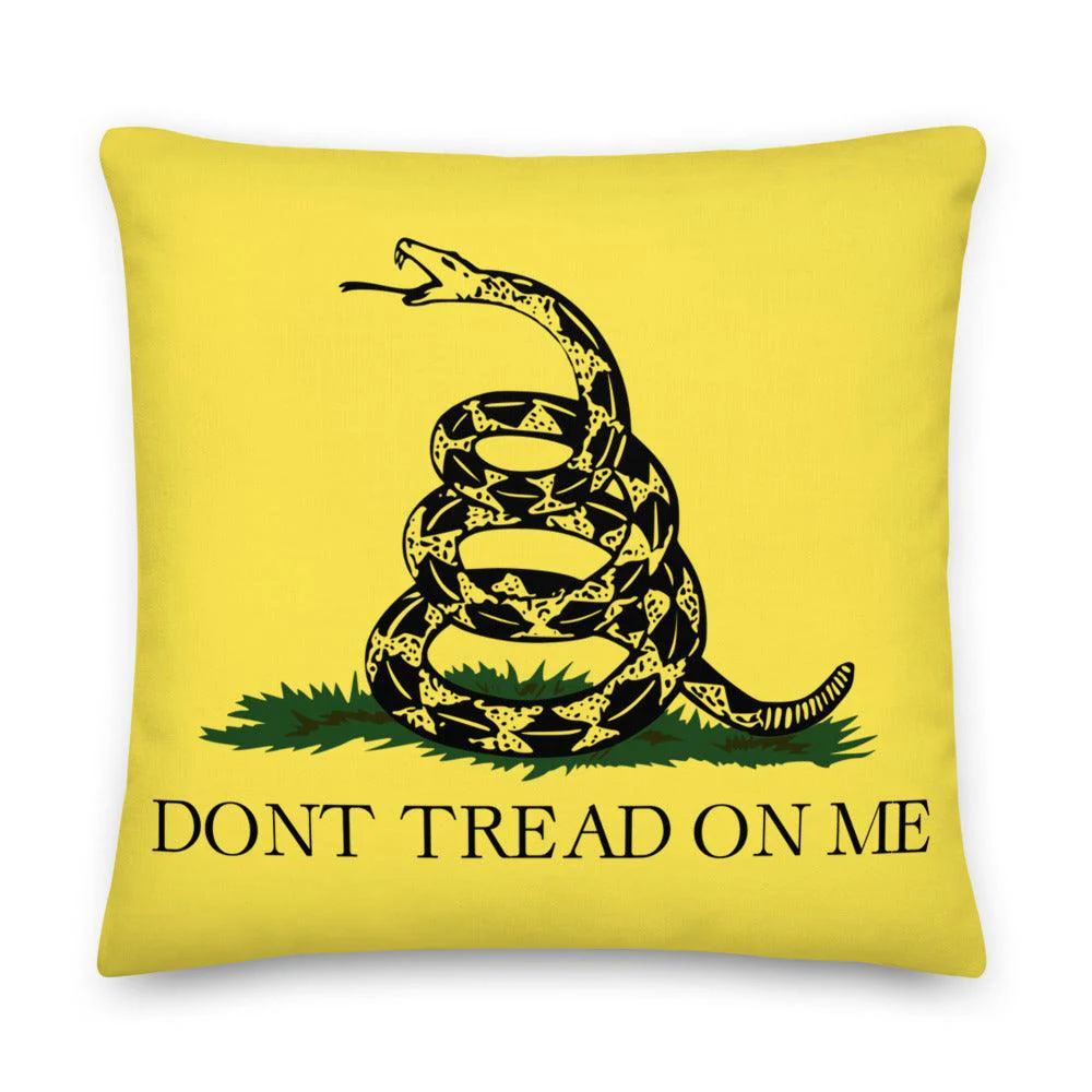 Don't Tread On Me Premium Throw Pillows - Image 3