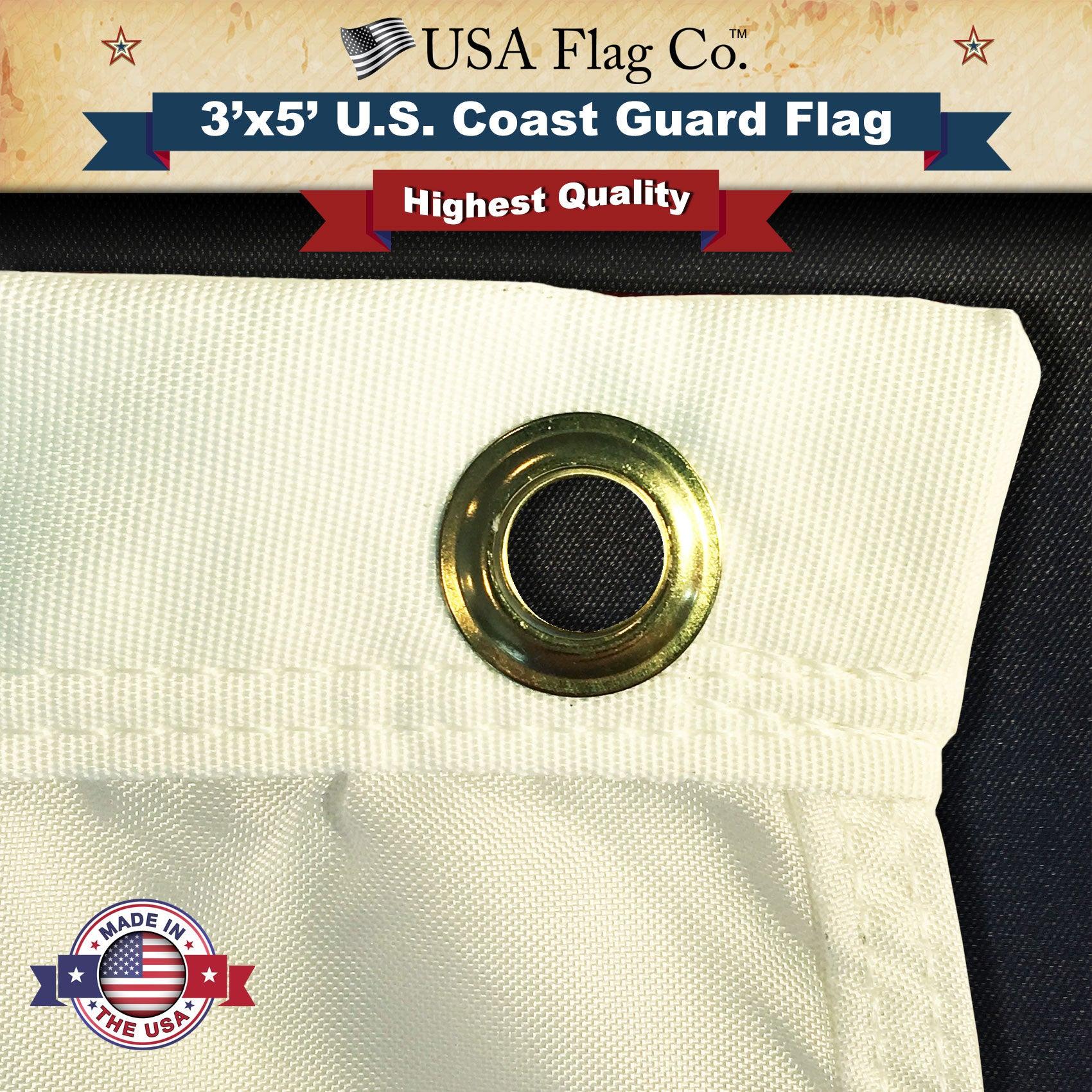 Official US Coast Guard Flag Made in USA - Image 6