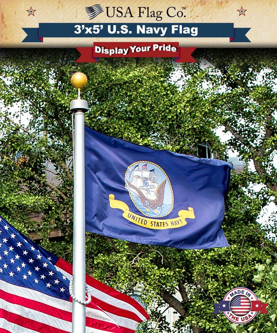 Official US Navy Flag Made in USA - Image 8