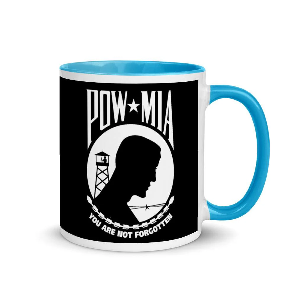 POW MIA Mug - 11 oz. Black Mug - Image 10
