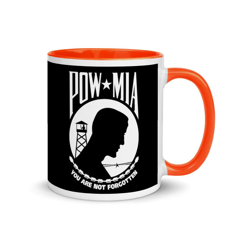 POW MIA Mug - 11 oz. Black Mug - Image 7