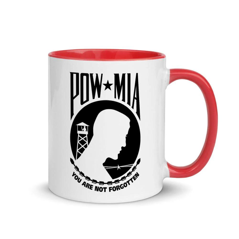 POW MIA Mug - 11 oz. White Mug - Image 4