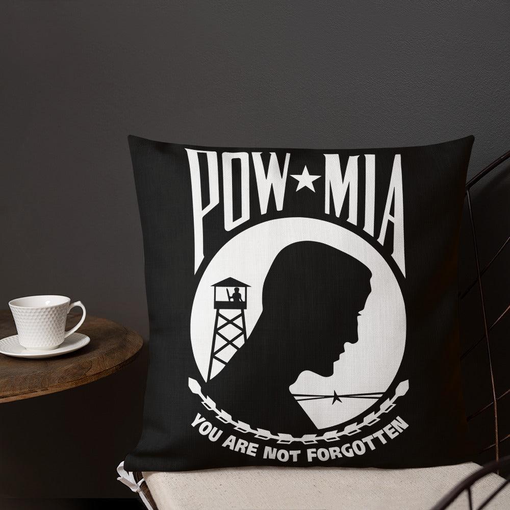 POW MIA Premium Throw Pillows - Image 10
