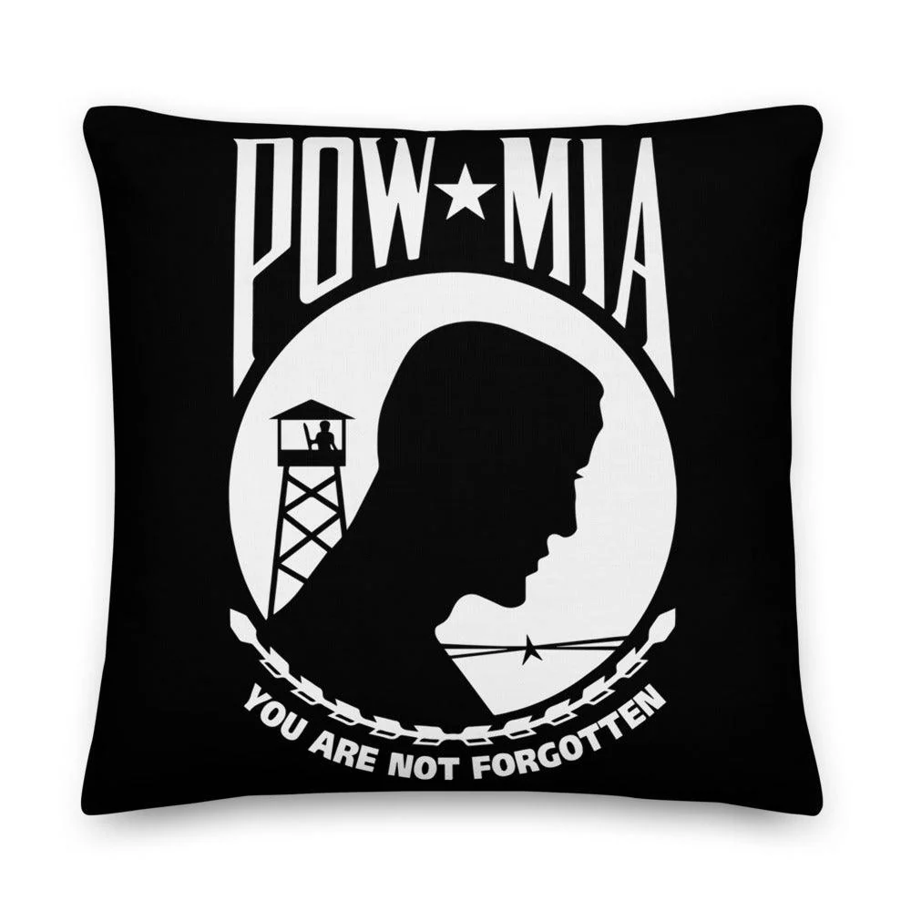 POW MIA Premium Throw Pillows - Image 3