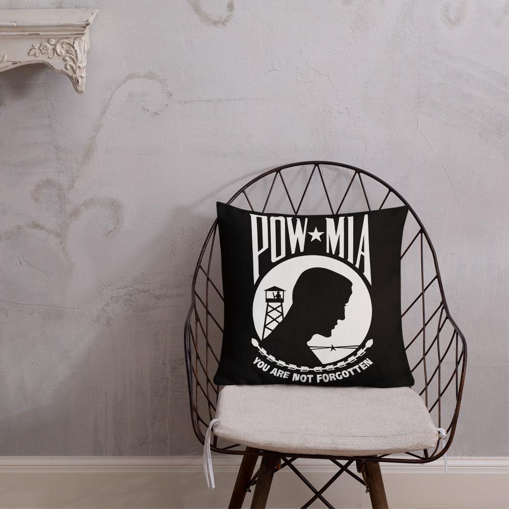 POW MIA Premium Throw Pillows - Image 4