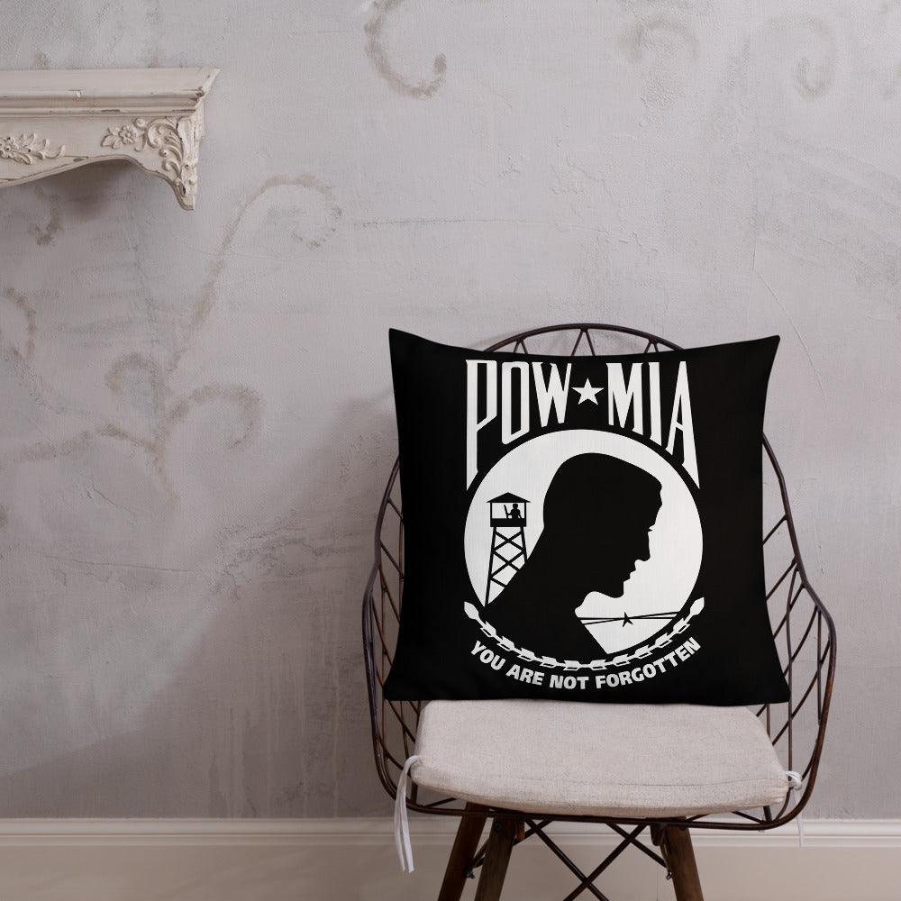 POW MIA Premium Throw Pillows - Image 6