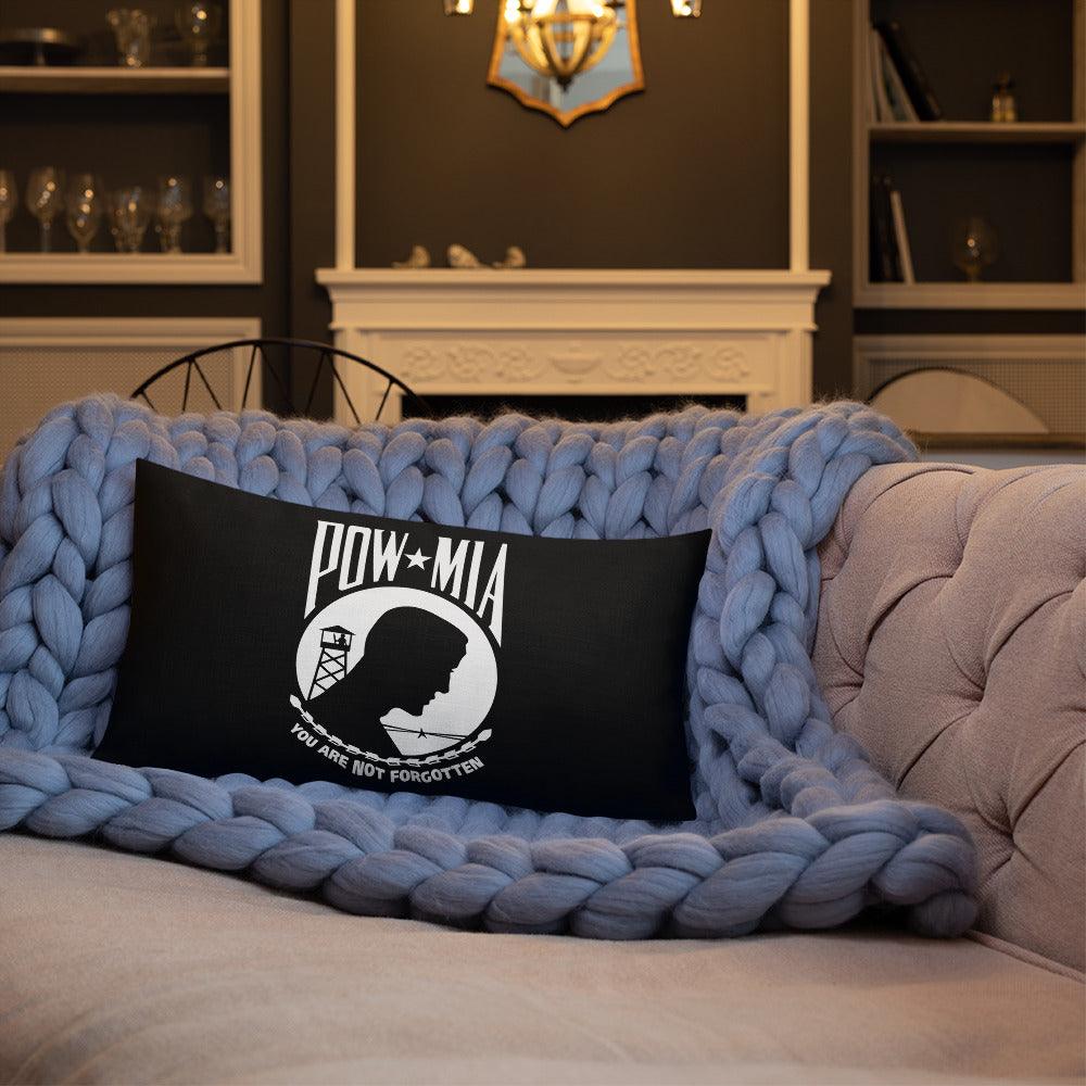 POW MIA Premium Throw Pillows - Image 8