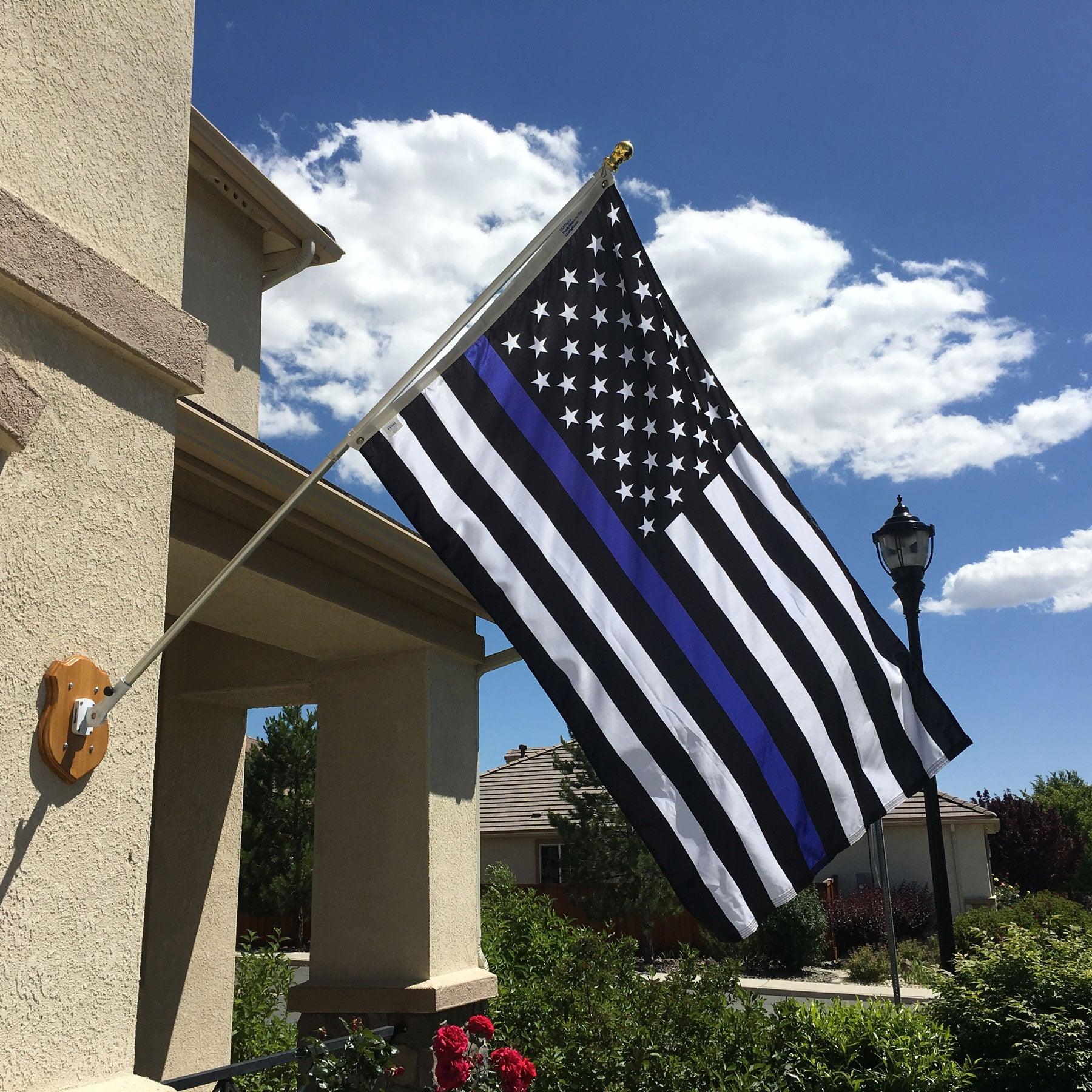 Thin Blue Line Flag — Police Flag | Digital Dyed Nylon | Made in USA - Image 3